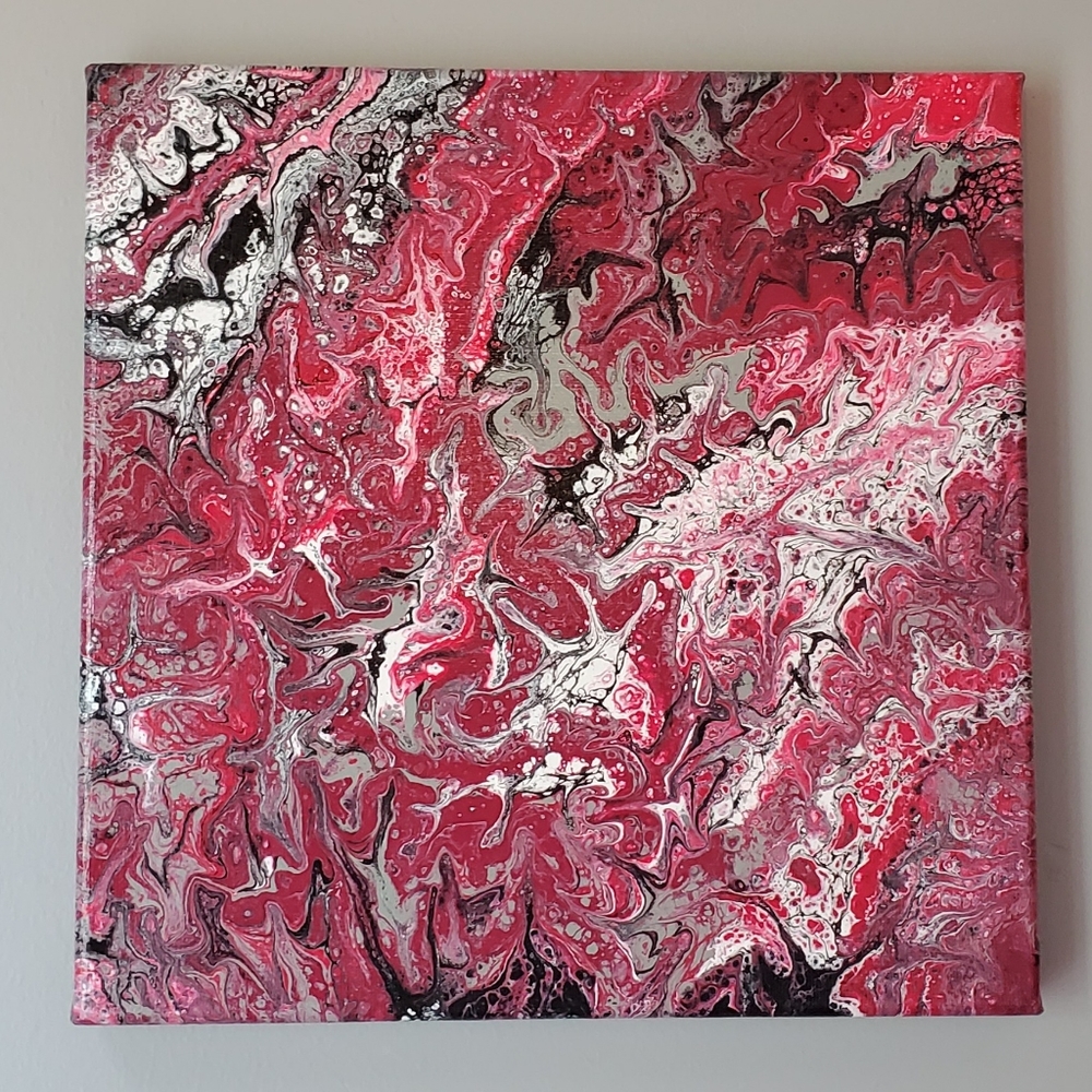 Acrylic Fluid Art on Canvas